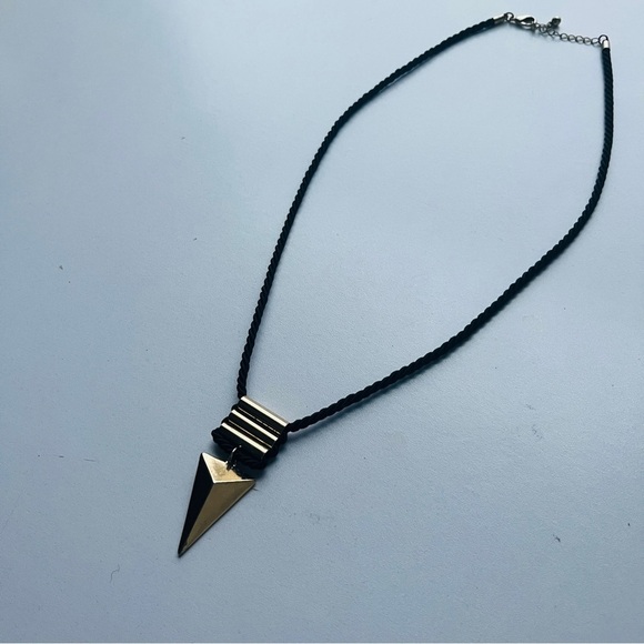 Vibe Long Chain Triangle Pendant Necklace Necklaces / Pendants by Elsiem - Picture 1 of 5